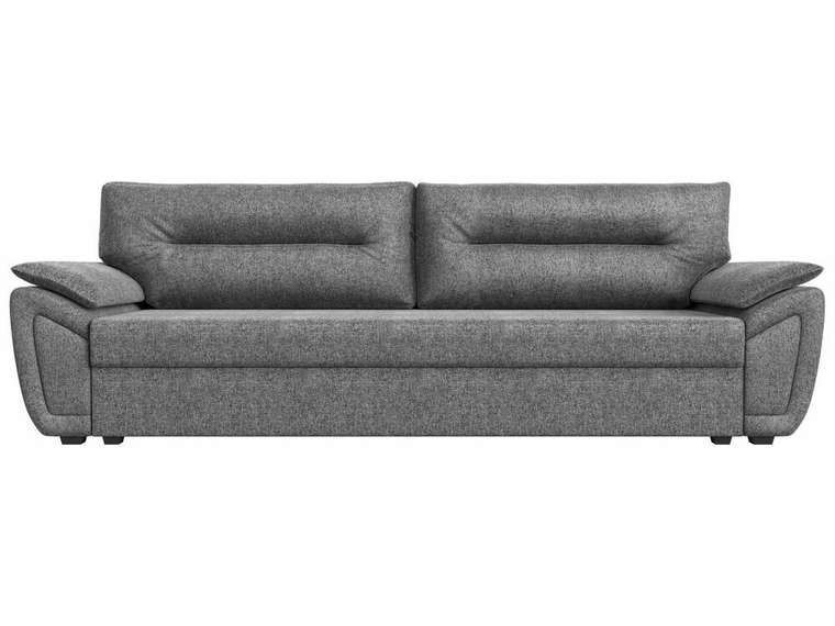 Прямой диван-кровать Нэстор Лайт серого цвета