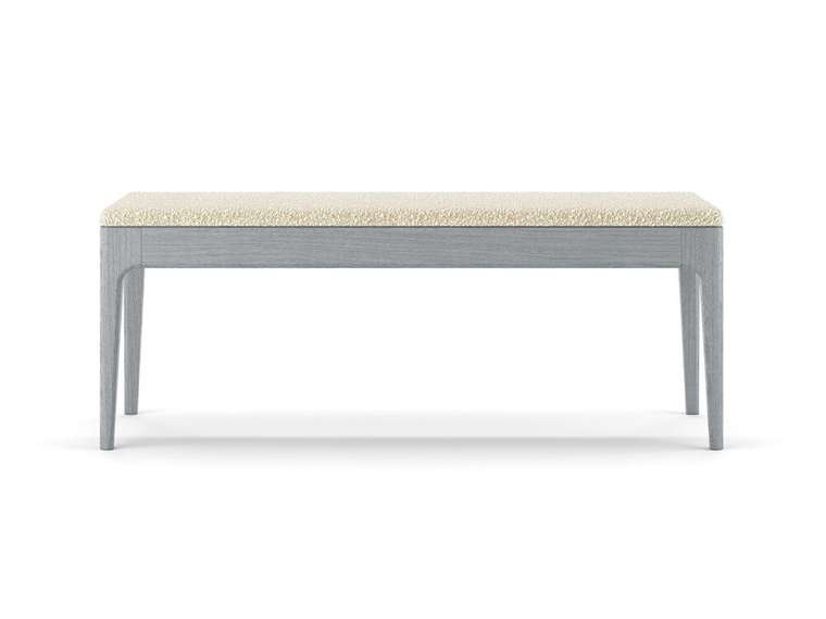 Скамья-банкетка Fargo серо-бежевого цвета 