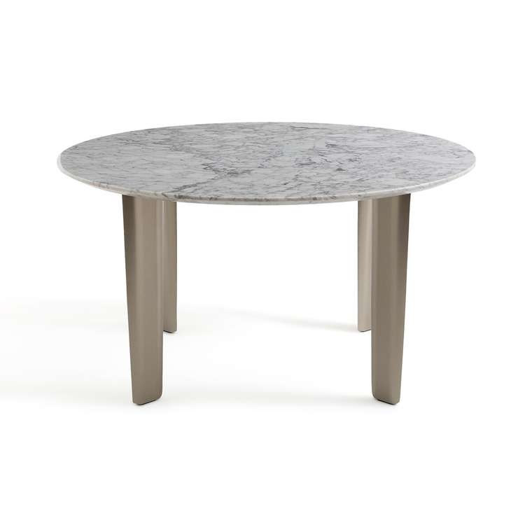 Обеденный стол Dolmena бело-серого цвета