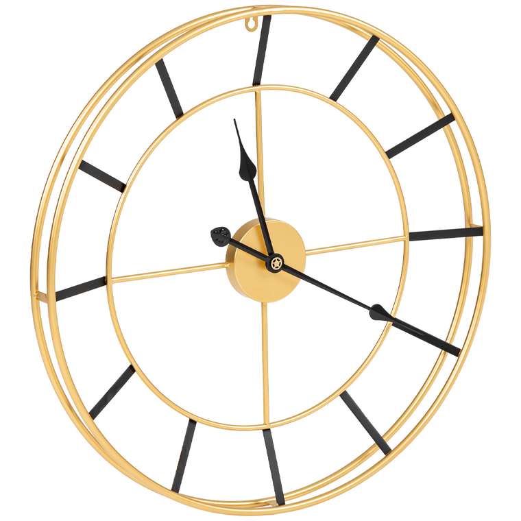 Настенные часы Декамерон золотого цвета