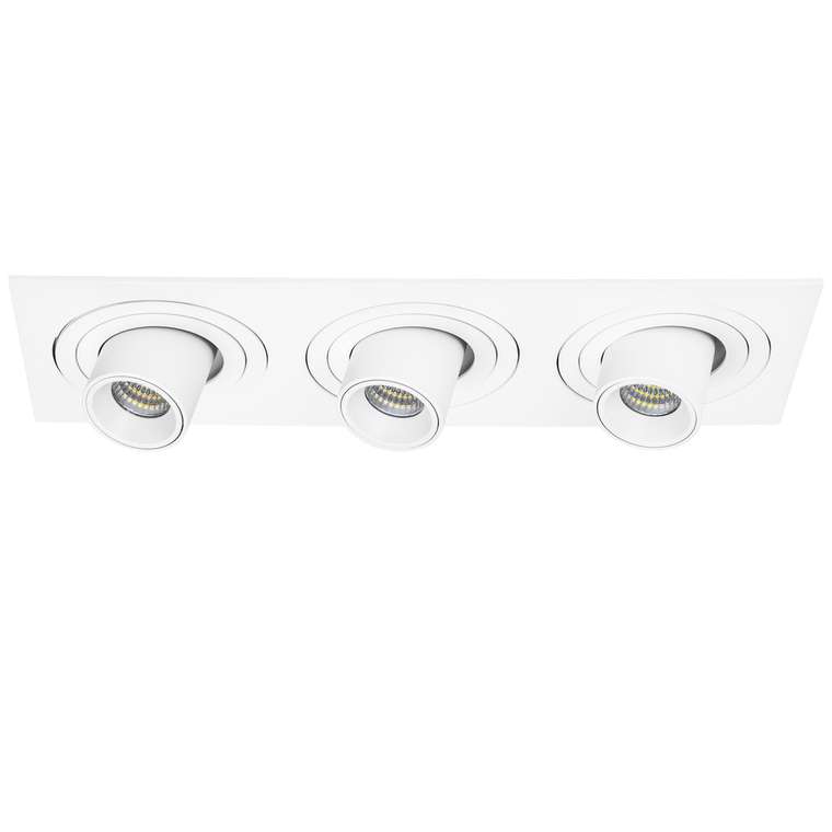 Светильник INTERO TUBO LED 7W*3 360LM*3 60G БЕЛЫЙ 3000K (217536+217162+217162+217162)