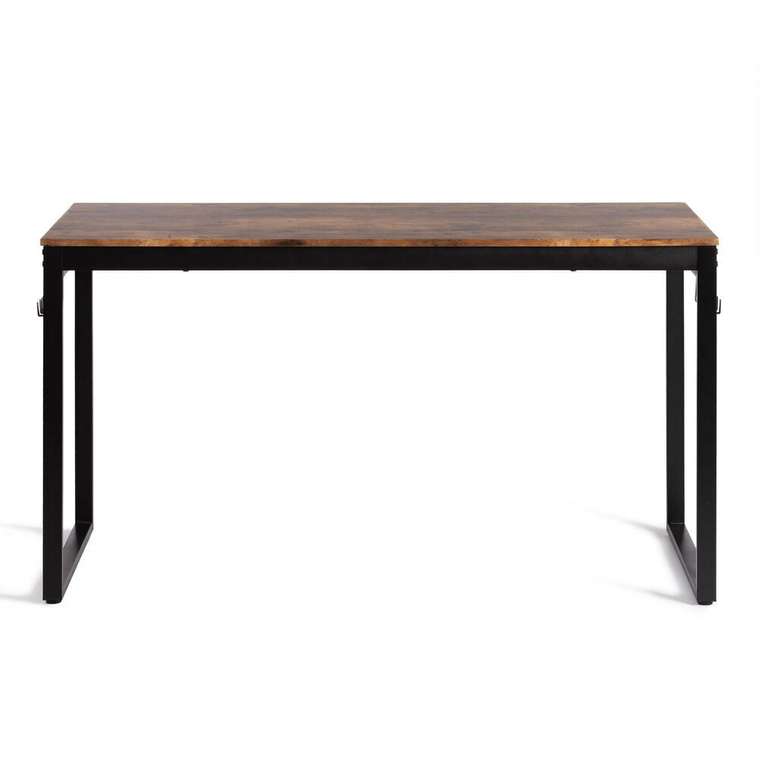 Письменный стол черно-коричневого цвета
