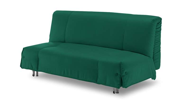 Диван-кровать Генуя L зеленого цвета