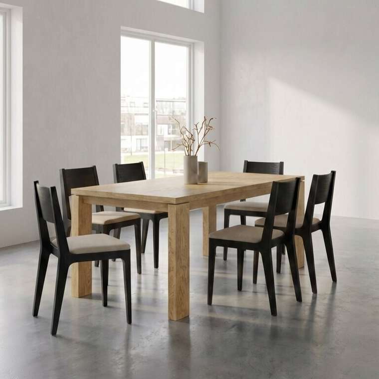 Обеденный стол Blank 180 цвета бордо