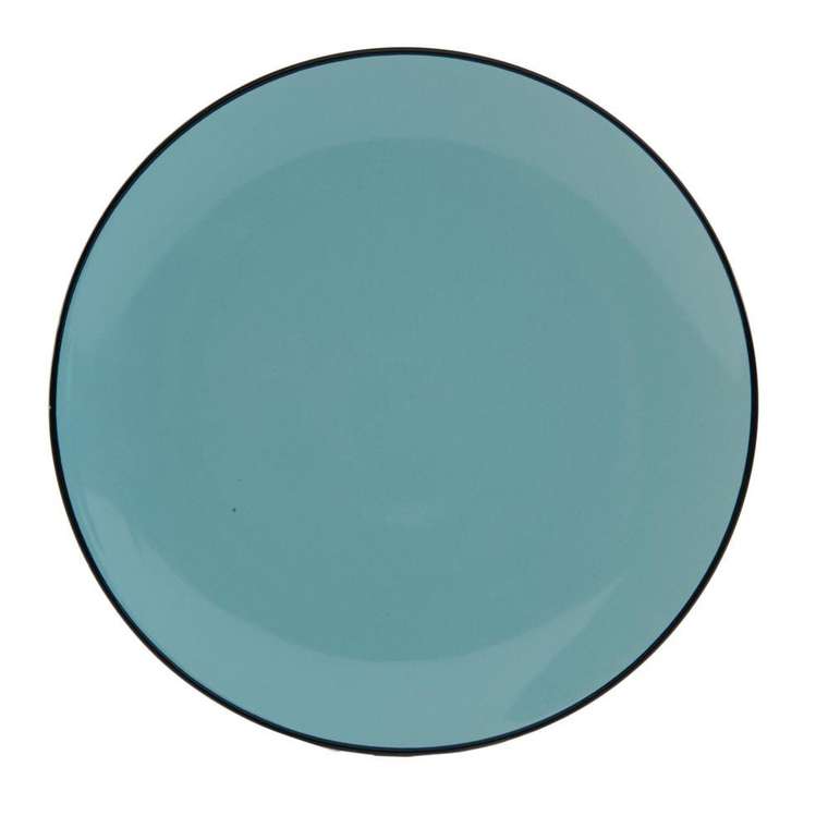 Тарелка Enamel голубого цвета