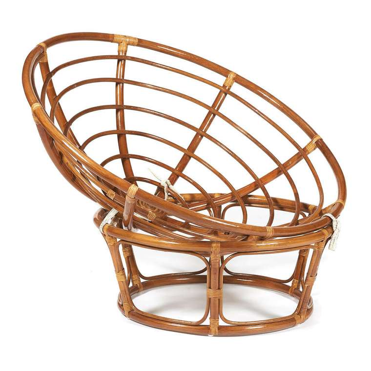 Кресло Papasan Pecan коричневого цвета