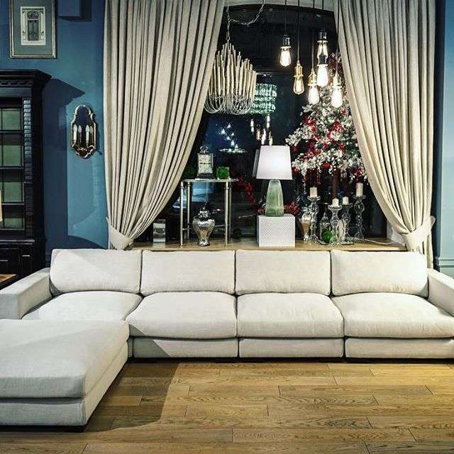 Угловой диван Timothy белого цвета