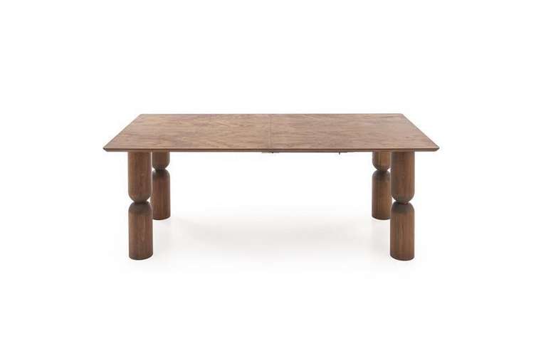 Раздвижной обеденный стол Melton коричневого цвета