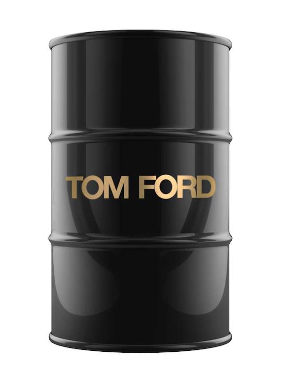 Барный стол-бочка Tom Ford черного цвета