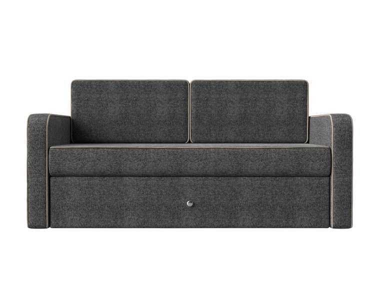 Детский диван-кровать Смарт серого цвета