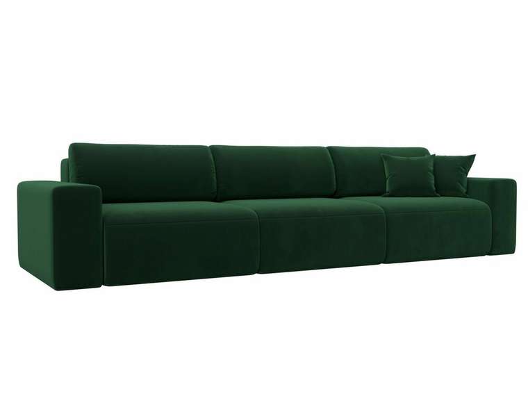 Диван-кровать Лига 036 Классик Лонг темно-зеленого цвета