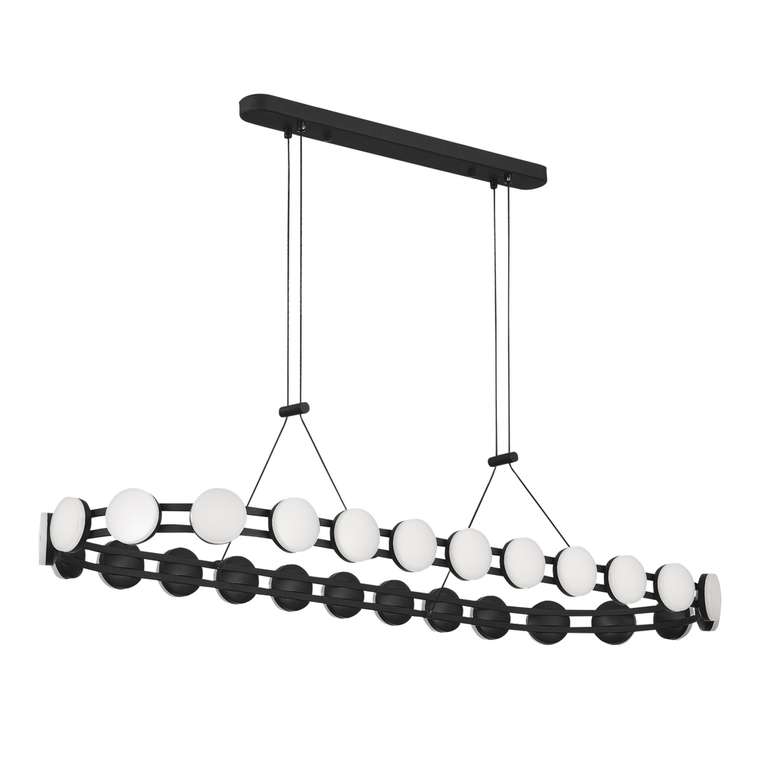 Светильник подвесной ST-Luce черный/белый LED 1*50W 4000K MONRO
