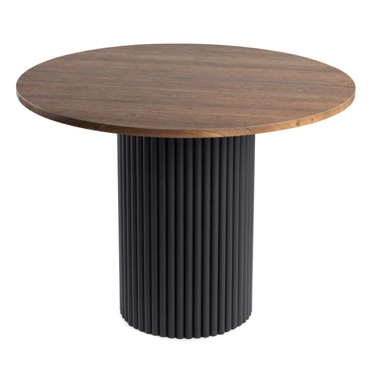 Обеденный стол Барел коричневого цвета