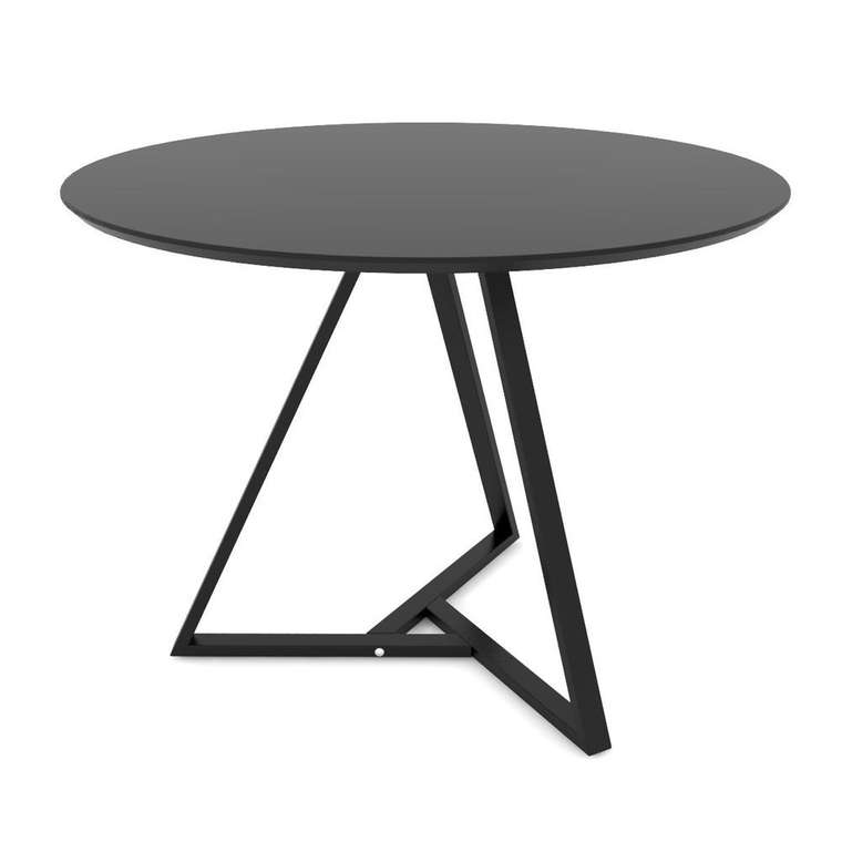 Обеденный стол Voca Triad на основании из черного металла