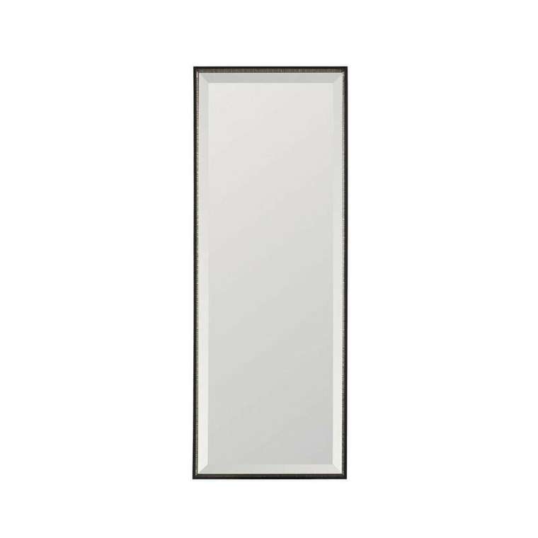 Настенное зеркало Чёрный Позолоченный 40 x 6 x 110