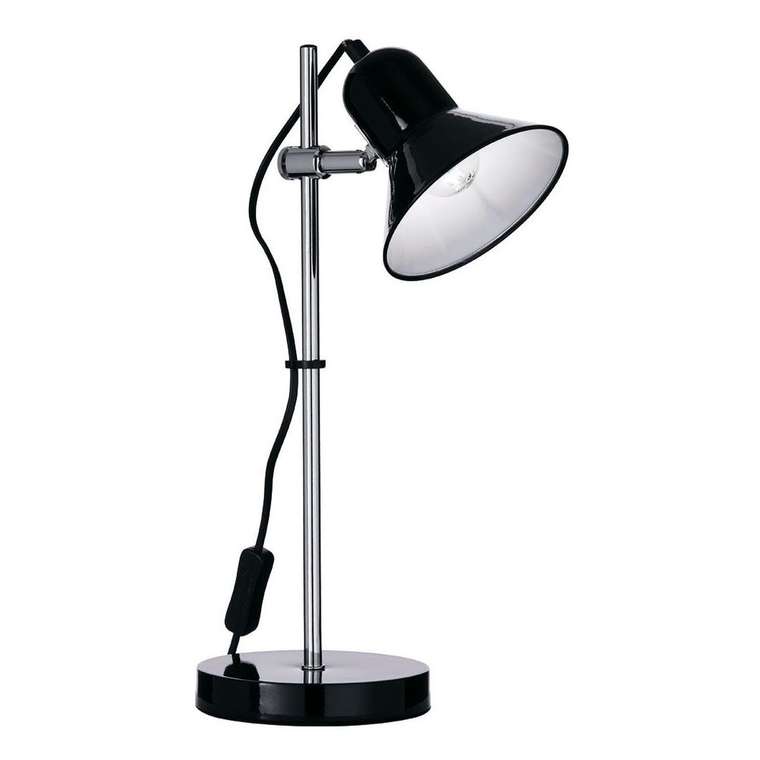 Настольная лампа Ideal Lux Polly Nero