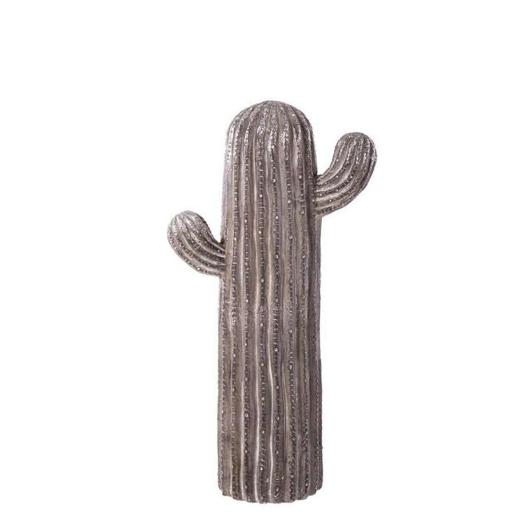 Декоративная фигура Серый Кактус 25 x 14 x 47,5