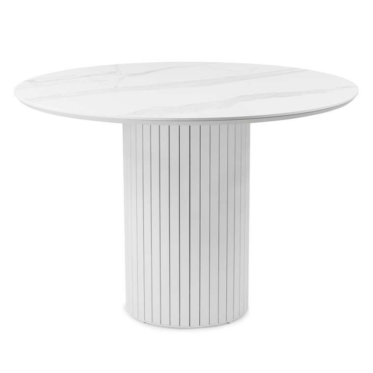 Обеденный стол Гравент 110 белого цвета