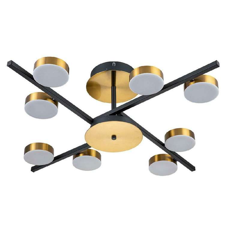 Люстра на штанге Alcor 10266/8LED (металл, цвет бронза)