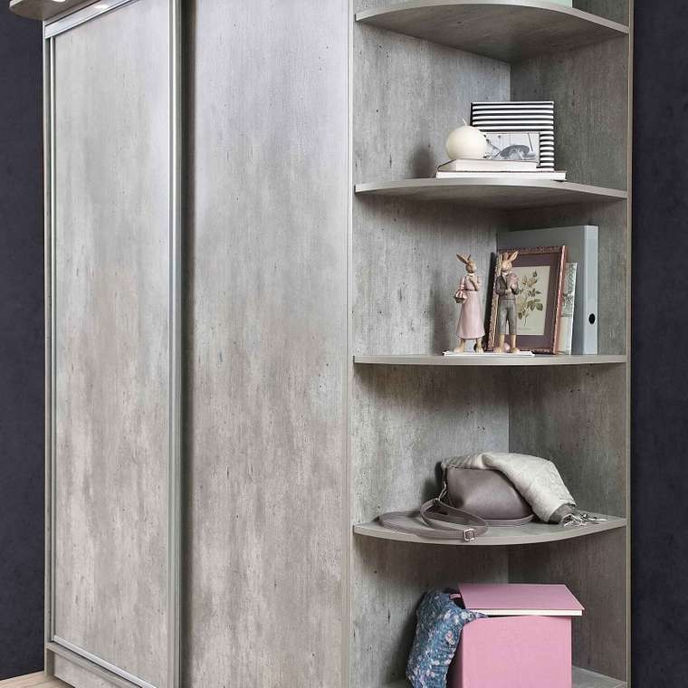 Стеллаж Home 44 темно-серого цвета