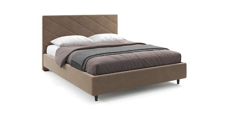 Кровать Аликанте-2 180x200 коричневого цвета с подъемным механизмом
