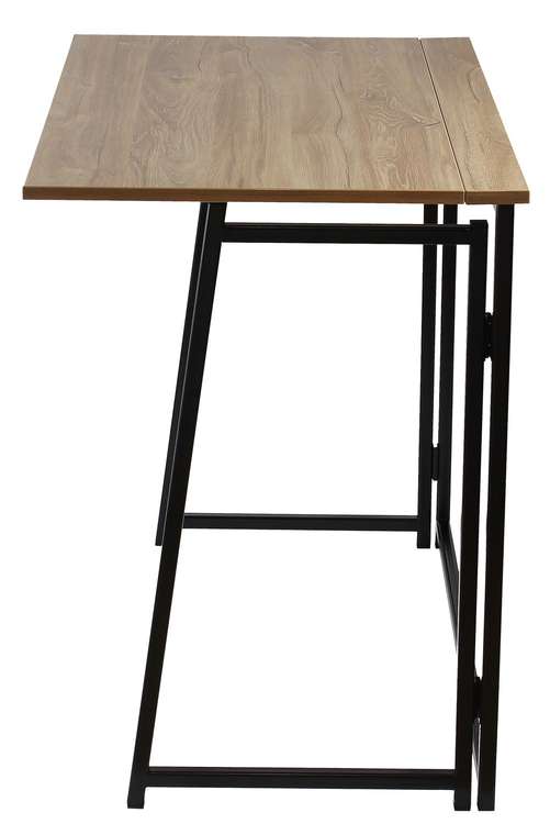 Складной компьютерный стол Skand коричнево-черного цвета