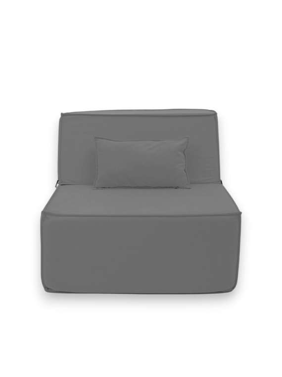 Бескаркасное кресло Клайд серого цвета