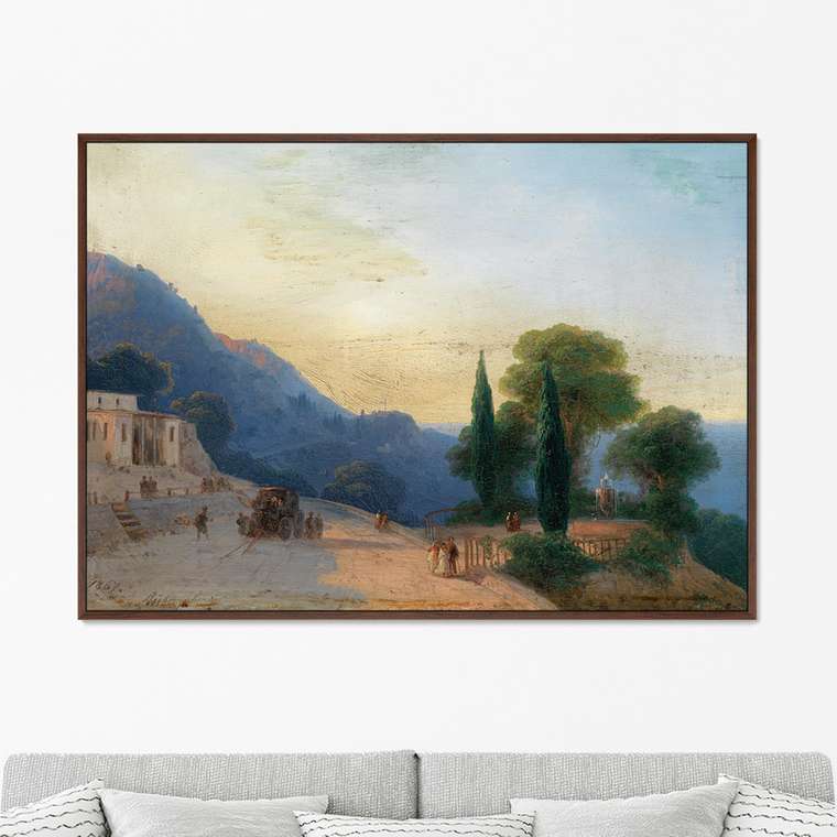 Репродукция картины Летний день в Крыму 1867 г.