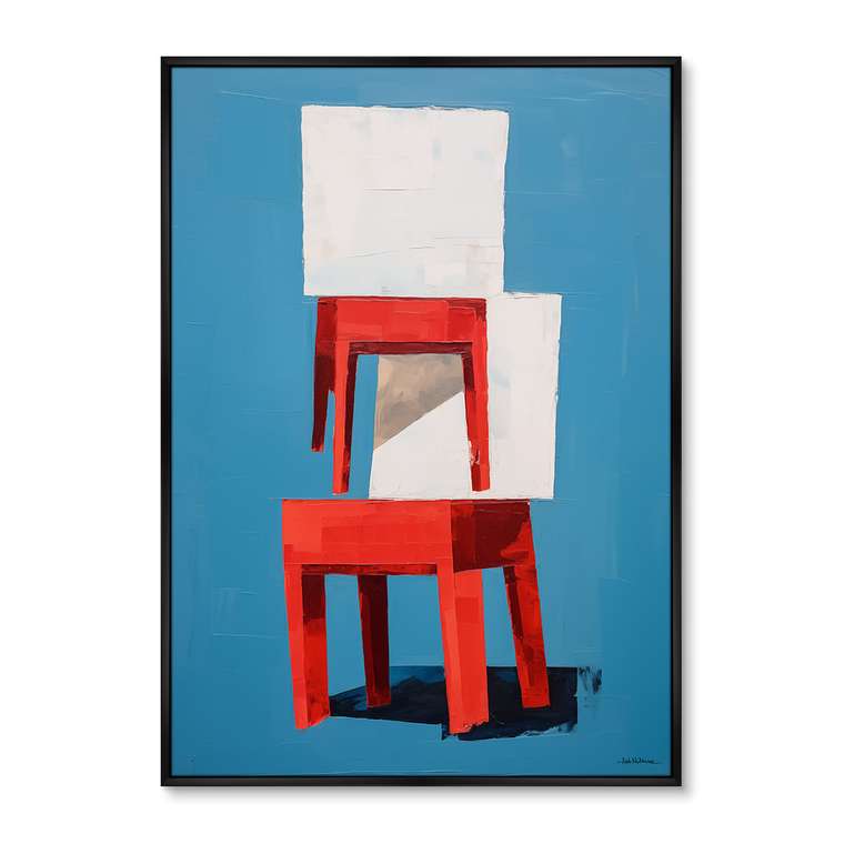 Репродукция картины Chair collection, No 3, 2024г.