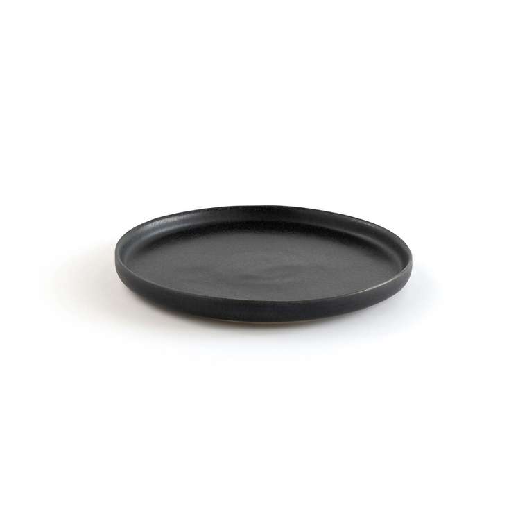Комплект из четырех десертных тарелок Perrot черного цвета