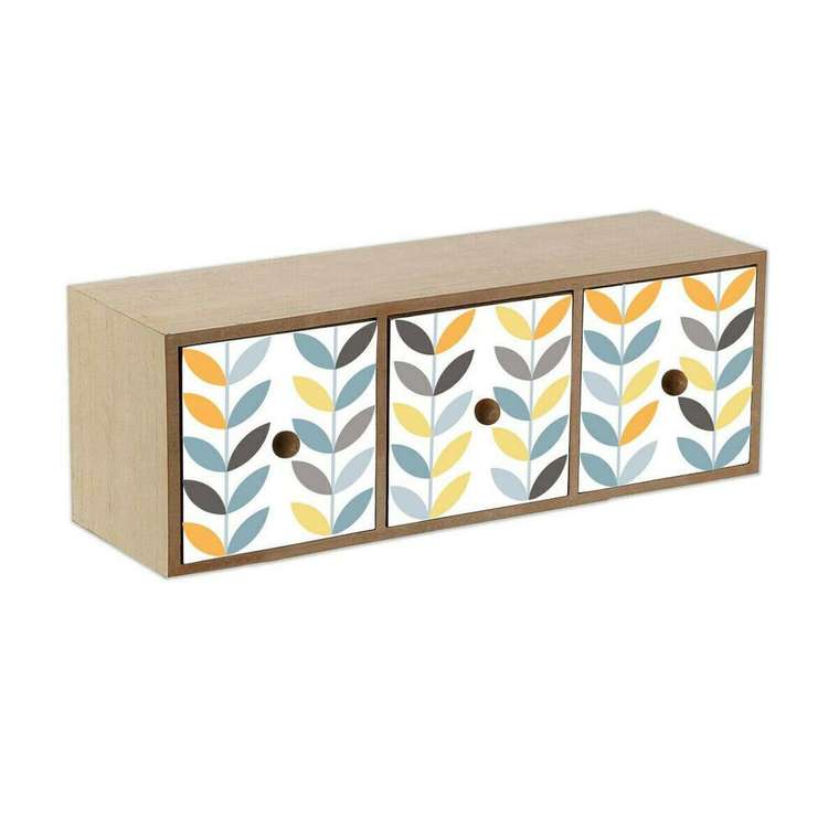Шкатулка Erin 11 x 11 x 33 cm Деревянный MDF