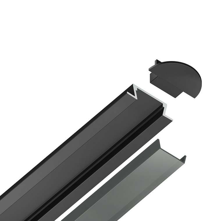 Профиль для светодиодной ленты Ambrella Alum Profile GP1001BK/BK