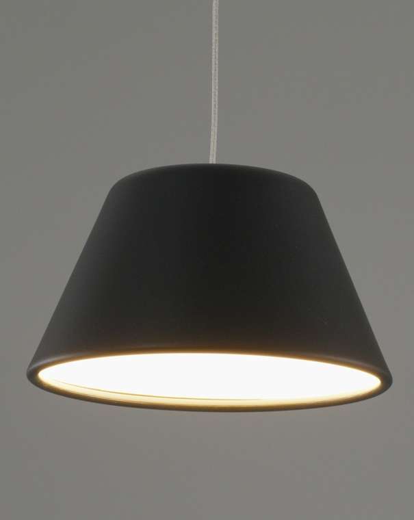 Подвесной светодиодный светильник Atla черного цвета
