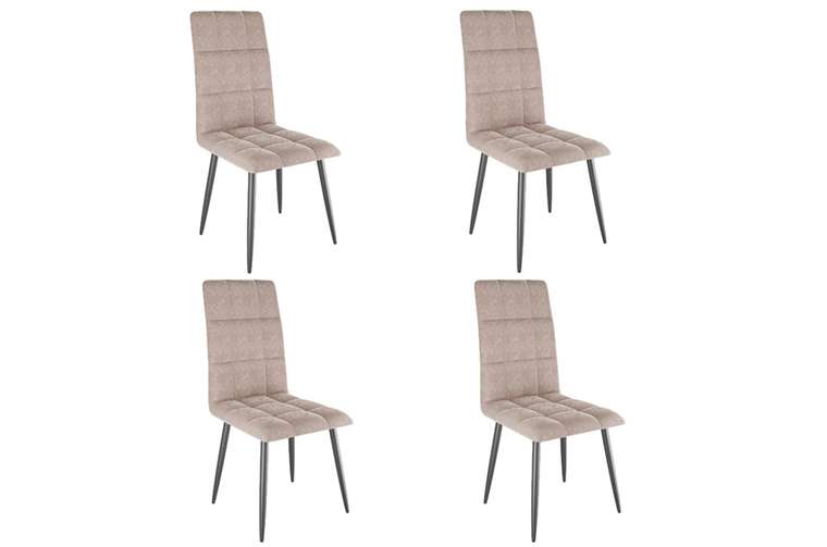 Набор из четырех стульев Турин 2 цвета мокко