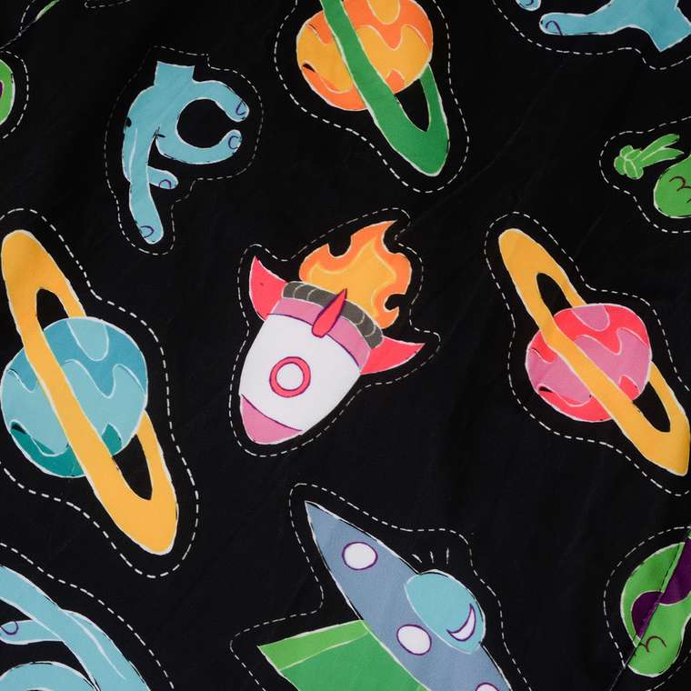 Кресло-мешок Груша Aliens 2XL в обивке из велюра