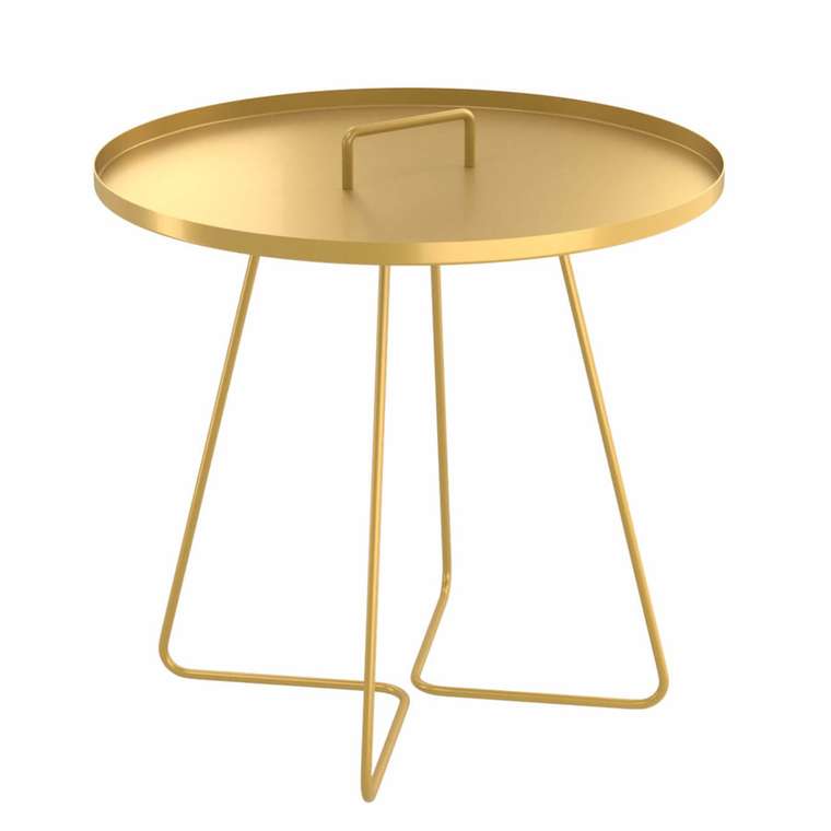 Кофейный стол Ambre золотого цвета