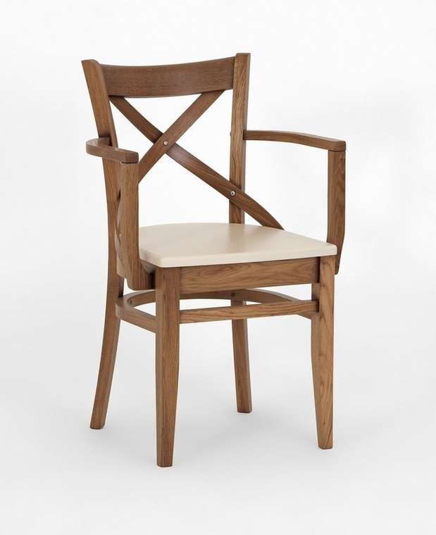 Обеденный стул Соло бежевого цвета