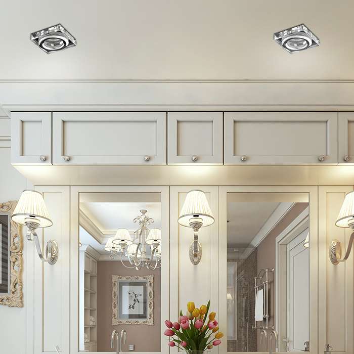 Точечный светильник AQUA 369880 (стекло, цвет прозрачный)