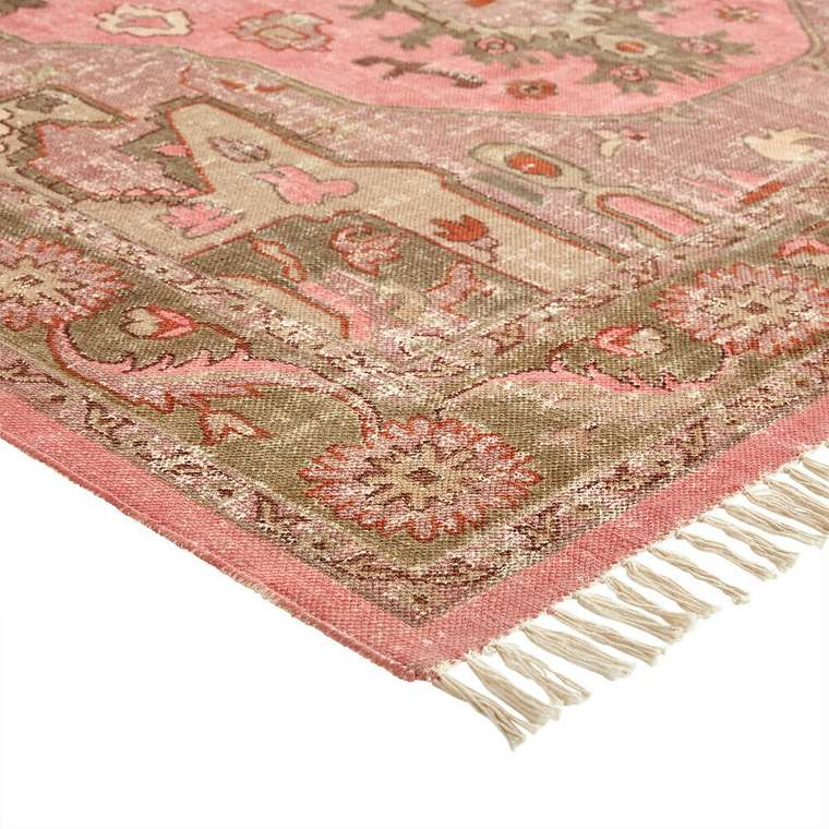 Ковер Floris 200x290 розового цвета