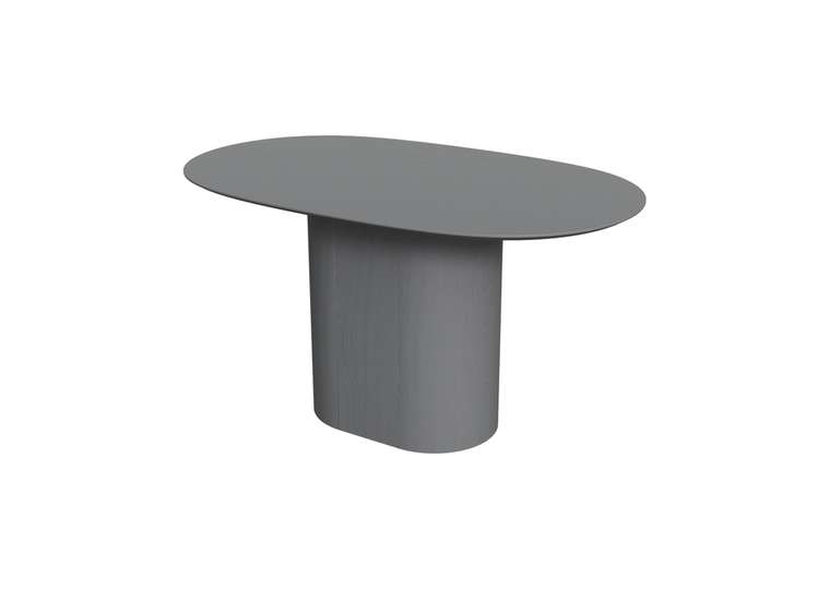 Овальный обеденный стол Type 140 серого цвета