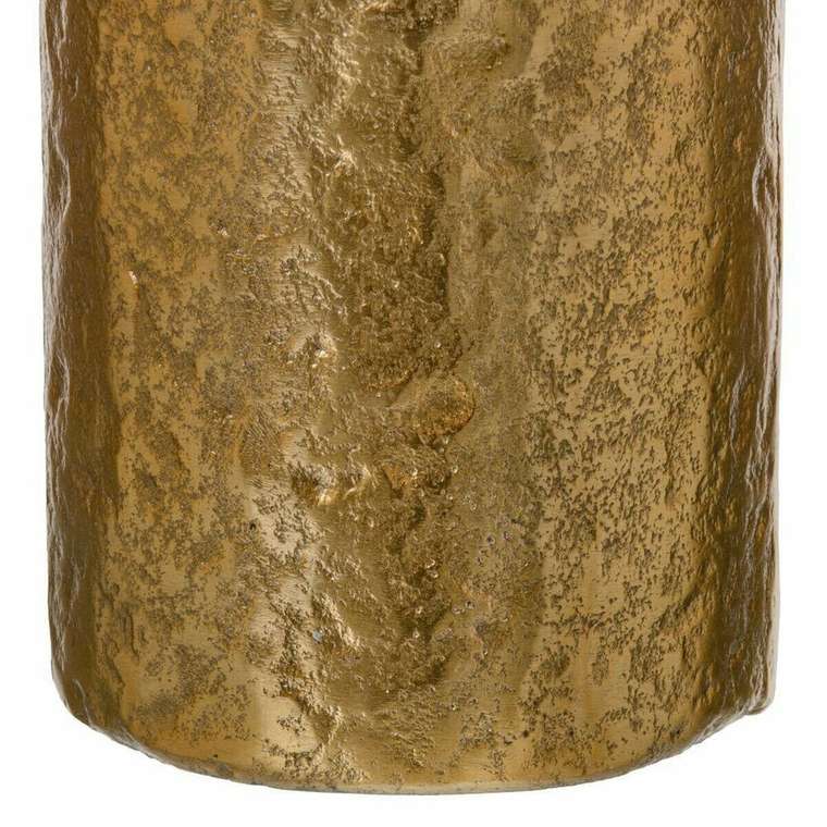 Ваза 12 x 12 x 61 cm Позолоченный Алюминий