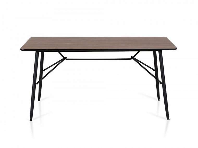 Обеденный стол Frame с темно-коричневой столешницей 