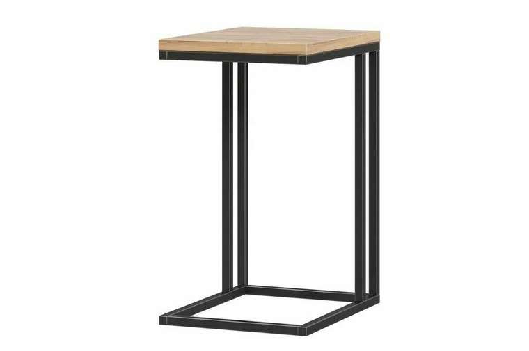 Кофейный стол бежево-черного цвета