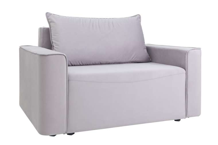 Кресло-кровать Клио серебристого цвета