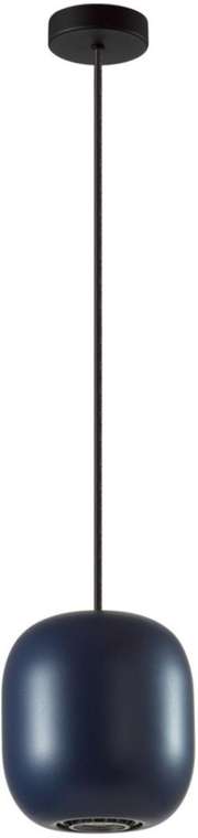 Подвесной светильник Odeon Light Cocoon 5060/1CA PENDANT темн.синий/черный/металл GU10 LED 4W