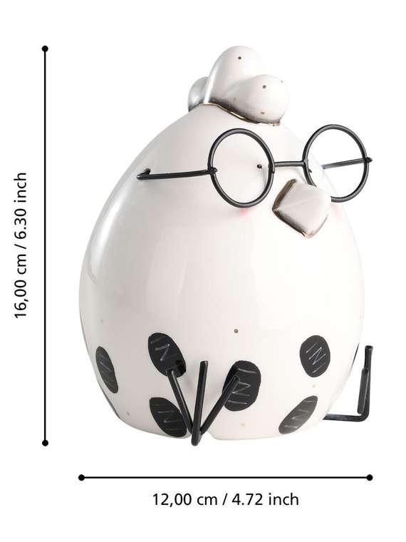 Фигурка Цыпленок Landjut белого цвета