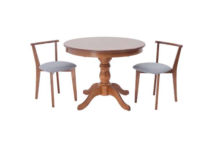 Обеденная группа Брамос D100 серо-коричневого цвета