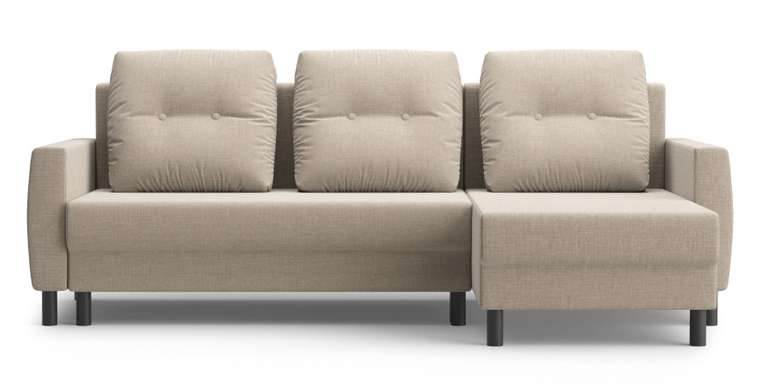 Угловой диван-кровать Бостон бежевого цвета