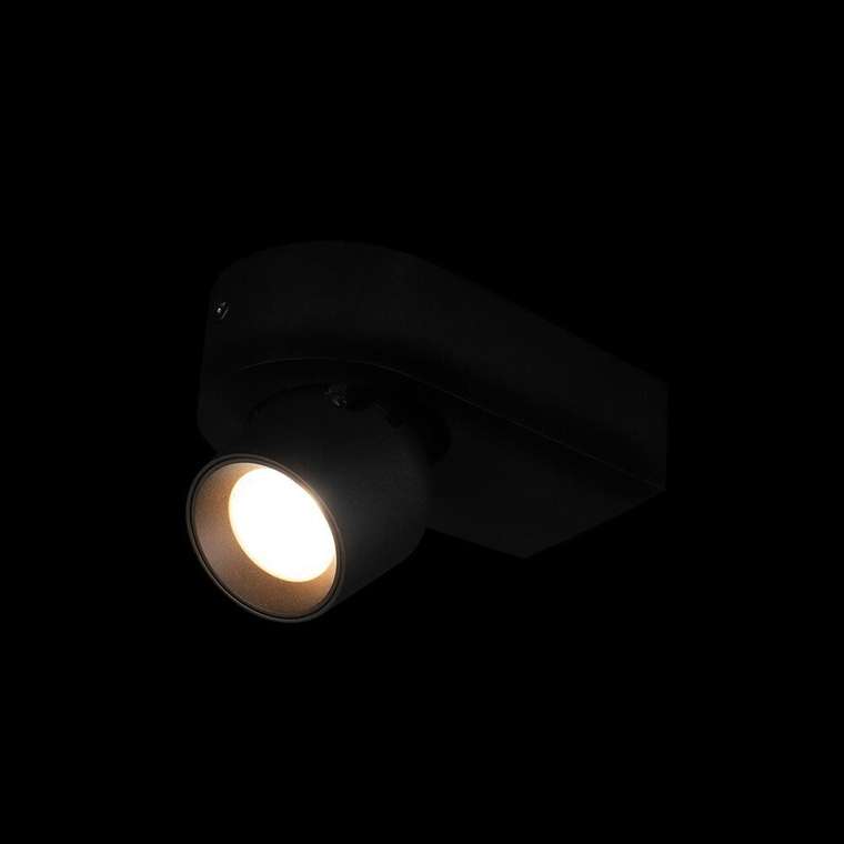 спот накладной Quiet 10320 Black (металл, цвет черный)