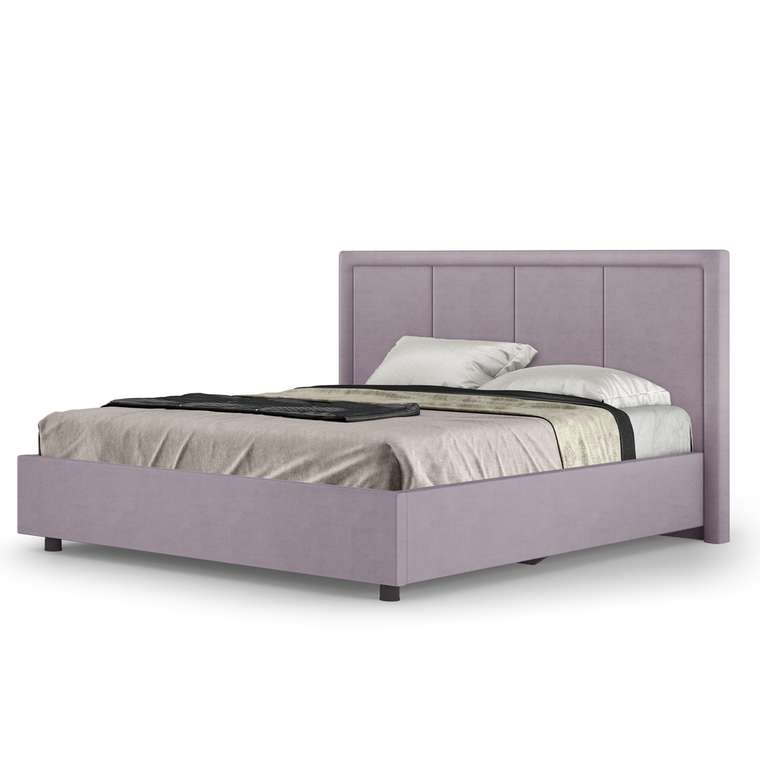 Кровать-8М 180х200 сиреневого цвета с подъёмным основанием 